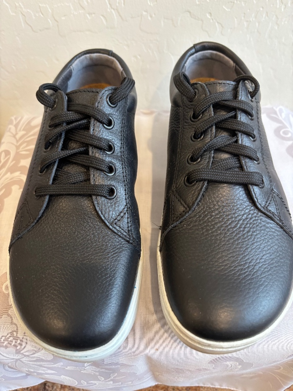 Birkenstock Leather Sneakers Black - Size EU 37/US W6 Regular Fit